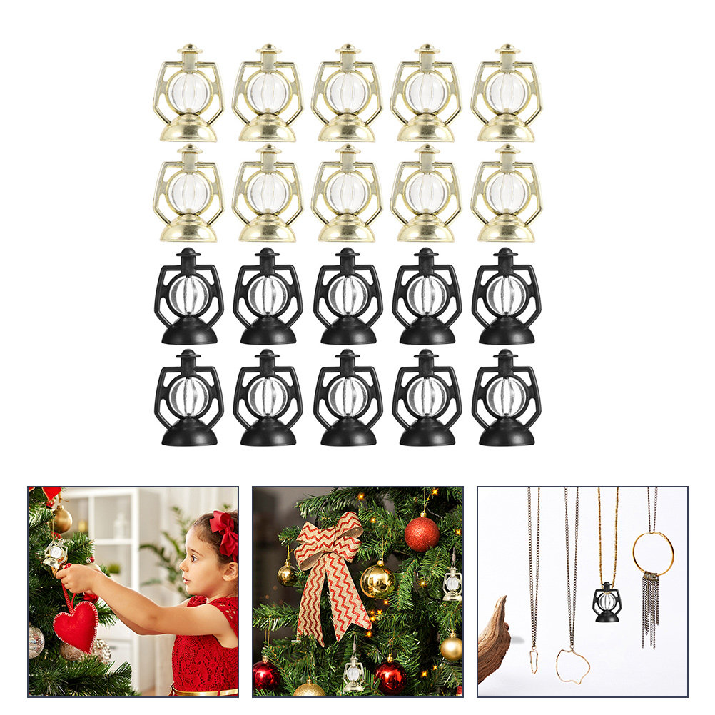 Christmas Tree Artificial - 40Pcs Artificial Xmas Oil Lamp Pendant