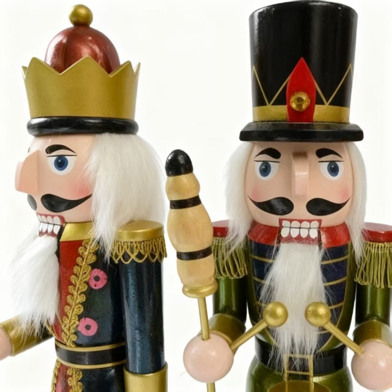 Handmade 18/30cm Wooden Nutcra - Nutcracker Figurine ulasan dan harga
