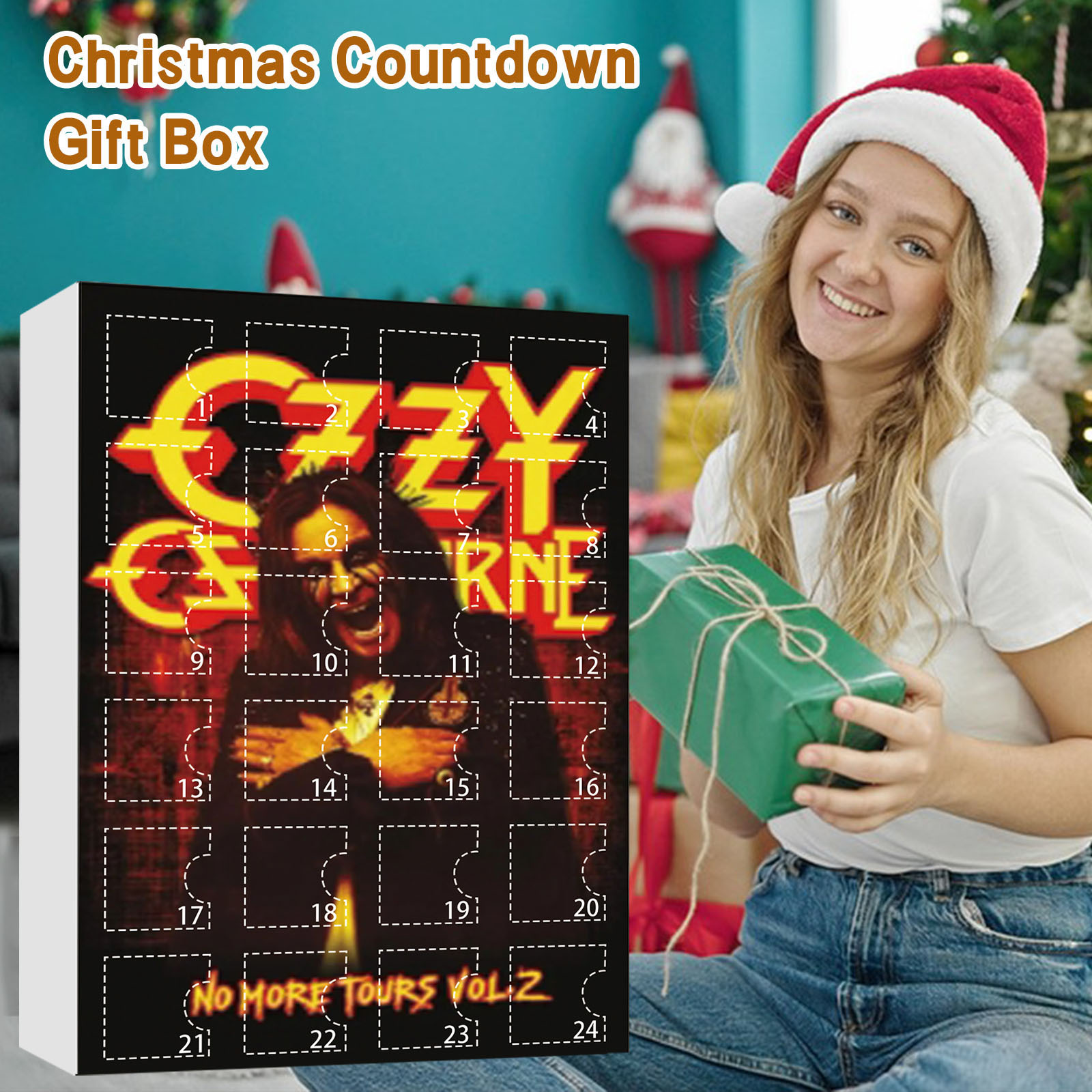 Christmas Gift Acrylic 24pcs A - Advent Calendar Gift ulasan dan harga
