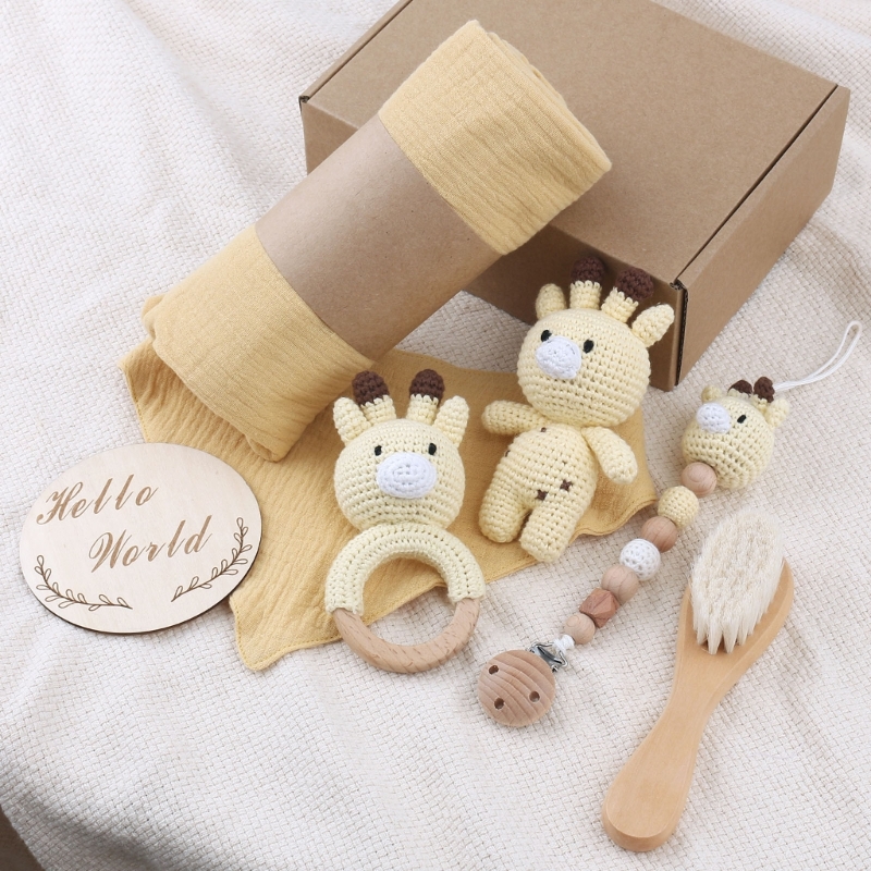 1 Set Baby Stuffed Animal Doll - Gift Box Wrap Set ulasan dan harga