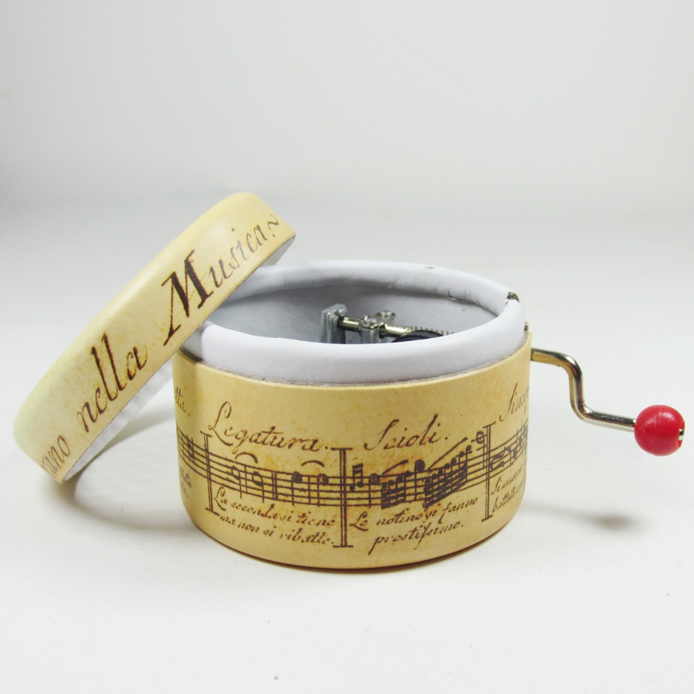 Paper Music Box, Hand Crank, B - Snow Globe Musical ulasan dan harga