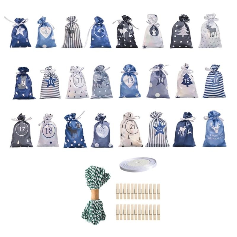 Christmas Advent Calendar Bags - Advent Calendar Gift ulasan dan harga