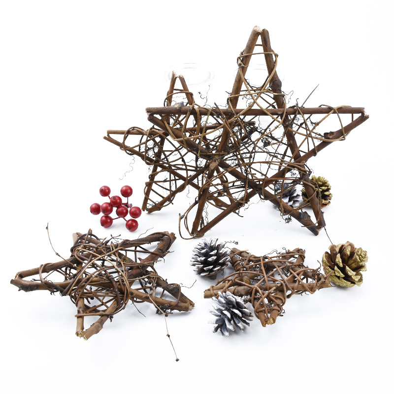 1pc 10/15/20cm Artificial Flow - Christmas Wreath Fake ulasan dan harga