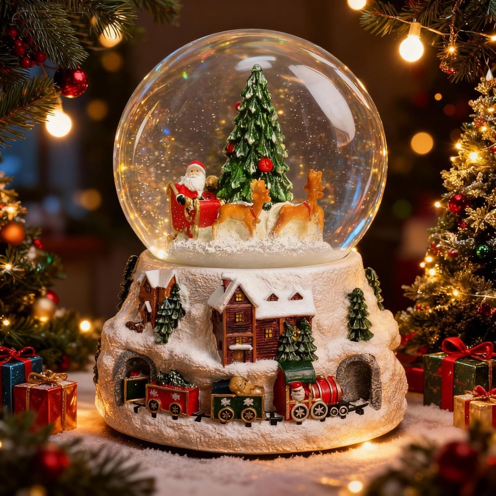 5.9-Inch Musical Snow Globe wi - Snow Globe Musical ulasan dan harga