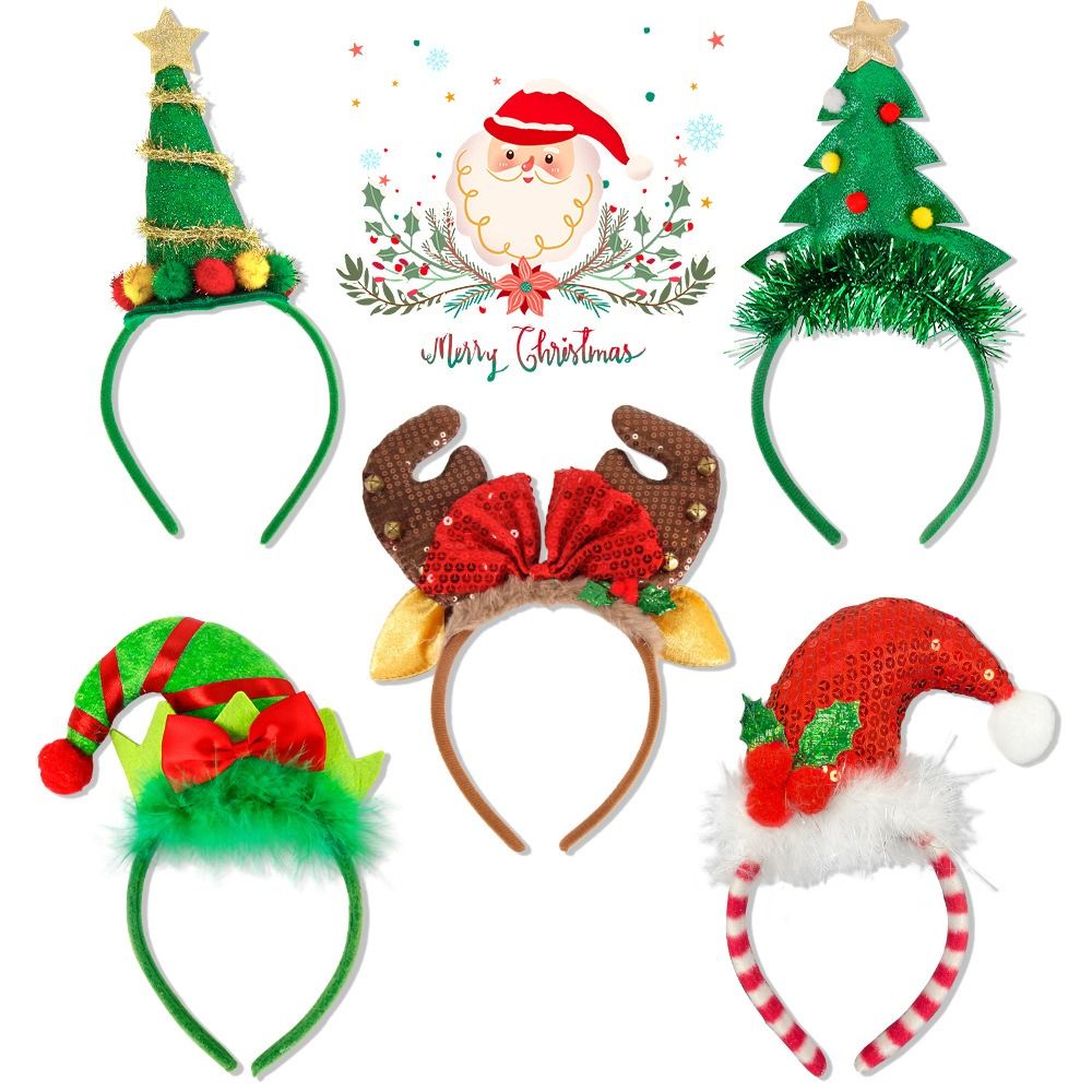 Cartoon Christmas Headbands We - Reindeer Antlers Headband ulasan dan harga
