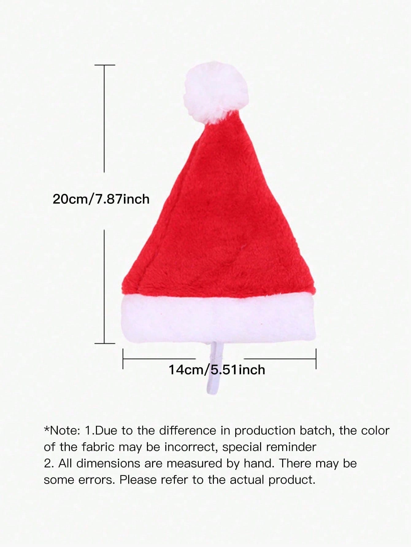 Plush Santa Hat for Dog Cat, S - Santa Hat Plush ulasan dan harga