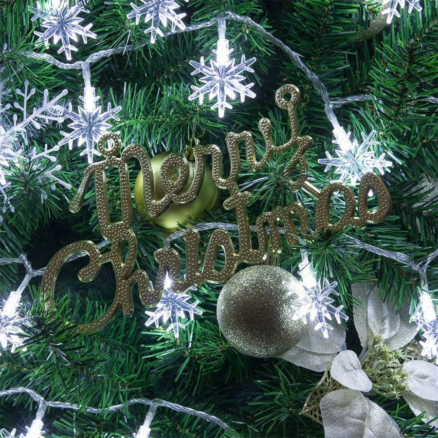 10/20/40 LED Snowflake String  - Led Fairy String Lights ulasan dan harga