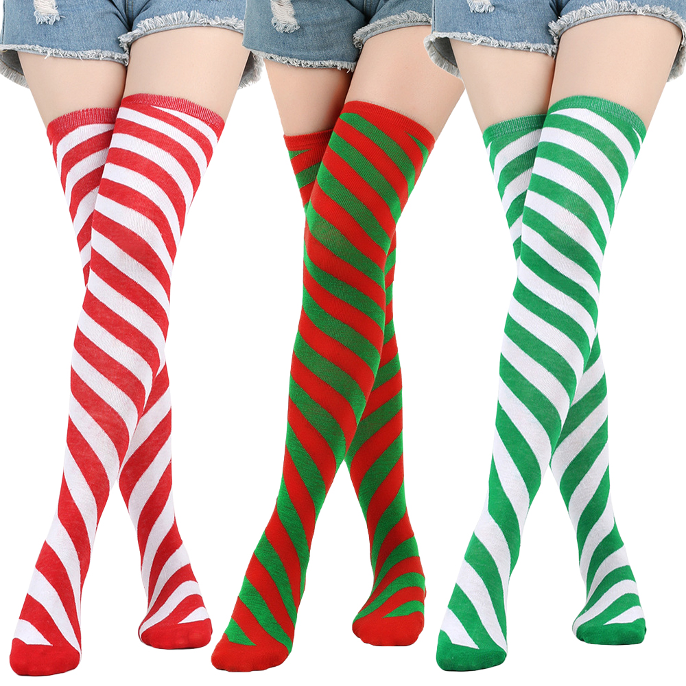 Christmas Stockings Over Knee  - Christmas Stocking Hanging ulasan dan harga