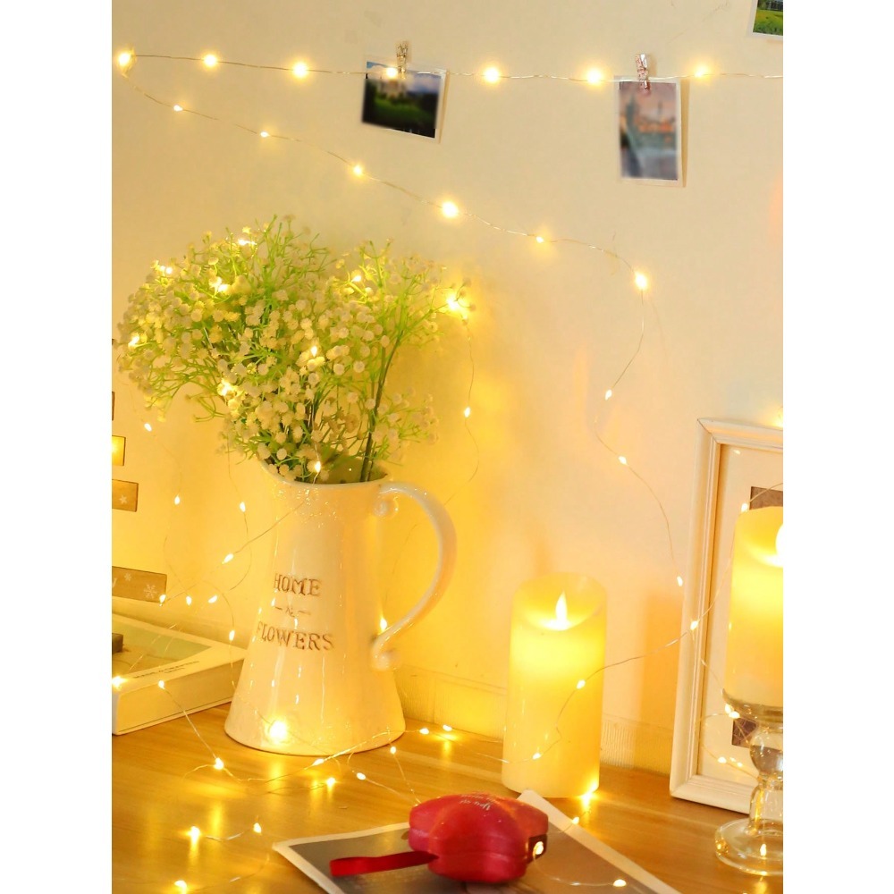 1pc Warm White LED Copper Wire - Led Fairy String Lights ulasan dan harga