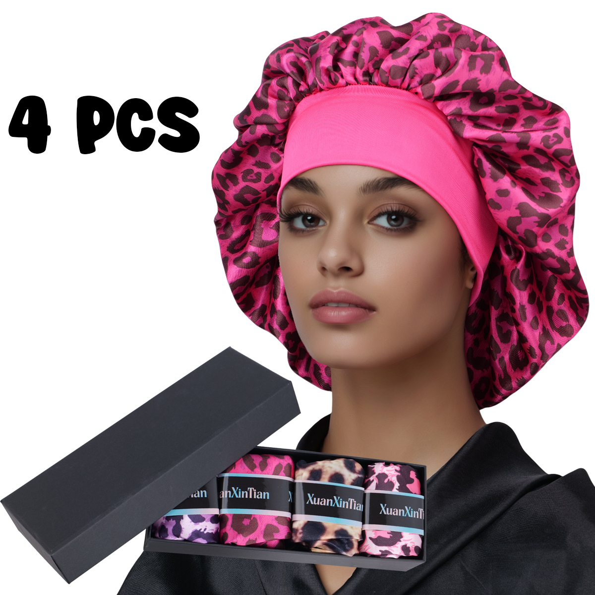 4PCS Mystery Hair Bonnet Gift  - Gift Box Wrap Set ulasan dan harga