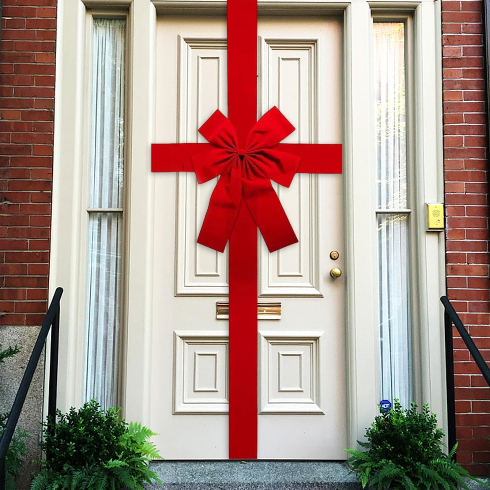 Door Hanging Bow Backdrop Vers - Ribbon Bow Gift ulasan dan harga