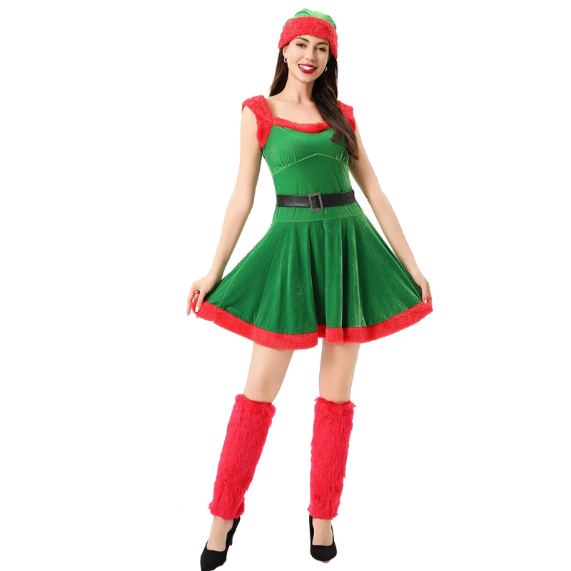 NEW Carnival Santa Claus For L - Elf Costume Christmas ulasan dan harga