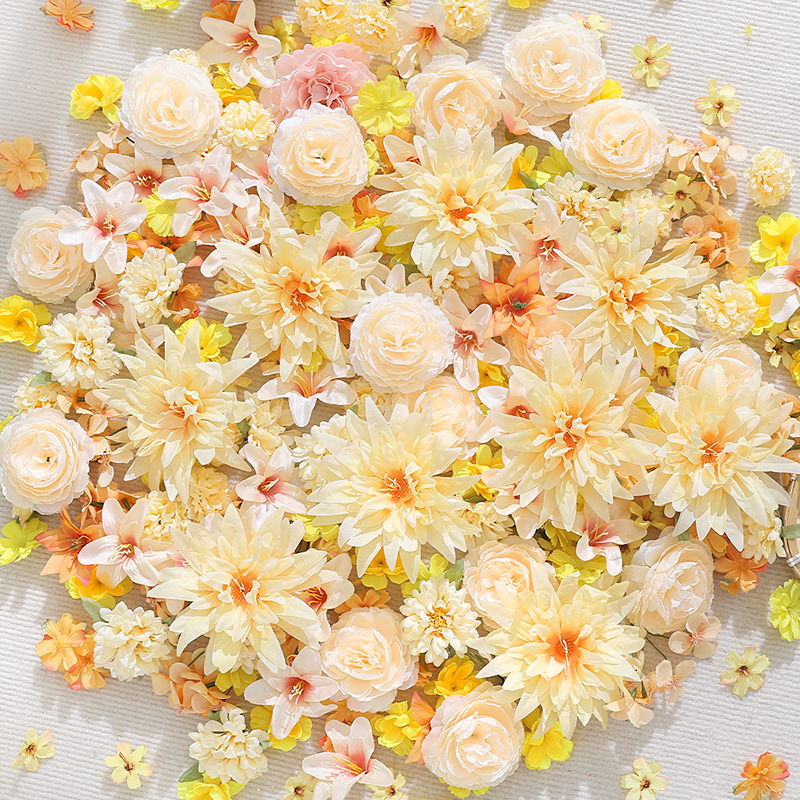 20/50Pcs Mix Yellow Artificial - Christmas Wreath Fake ulasan dan harga