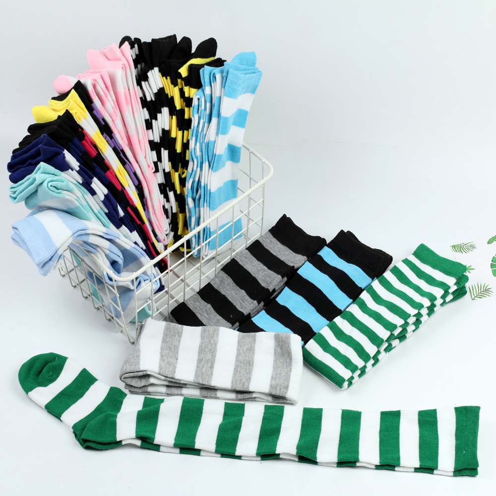 Wide Striped Stockings Women O - Christmas Stocking Hanging ulasan dan harga