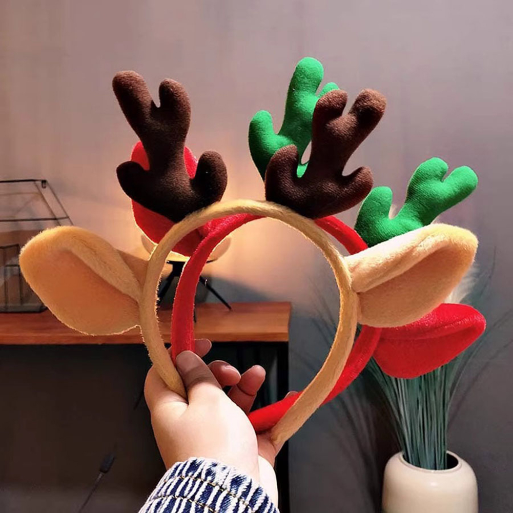 Christmas Headband Reindeer An - Reindeer Antlers Headband ulasan dan harga